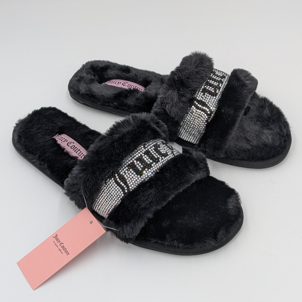 Juicy Couture Gravity Slippers Black